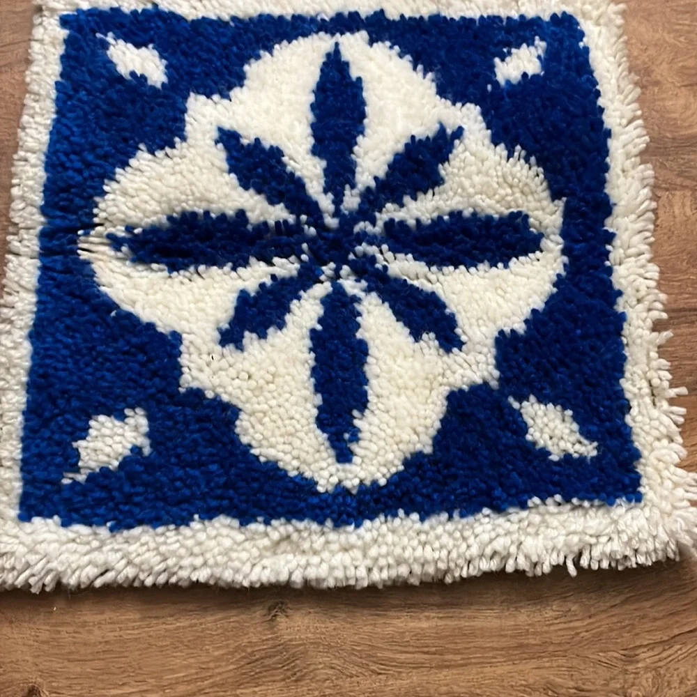 Vintage 70’s Star Rug Wall Hanging